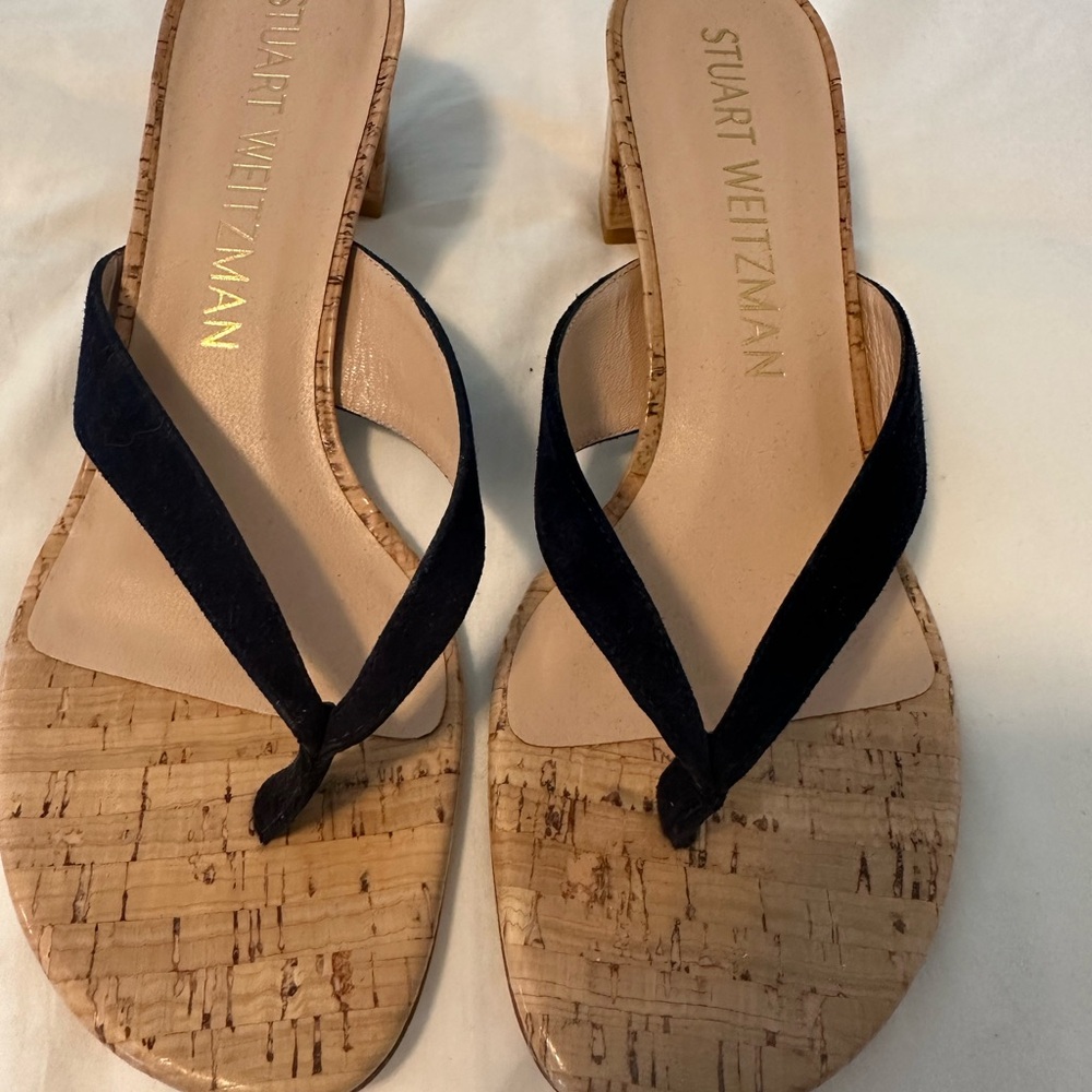 NWT Stuart Weitzman Cork Sandals